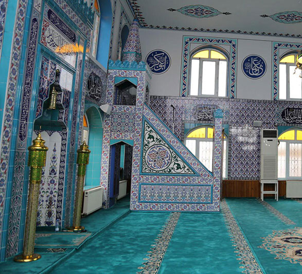 Çini Minber Süsleme